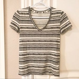 Urban Outfitters black and white pattern T-shirt